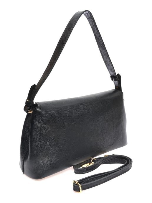 Anna Luchini Black Leather Bag
