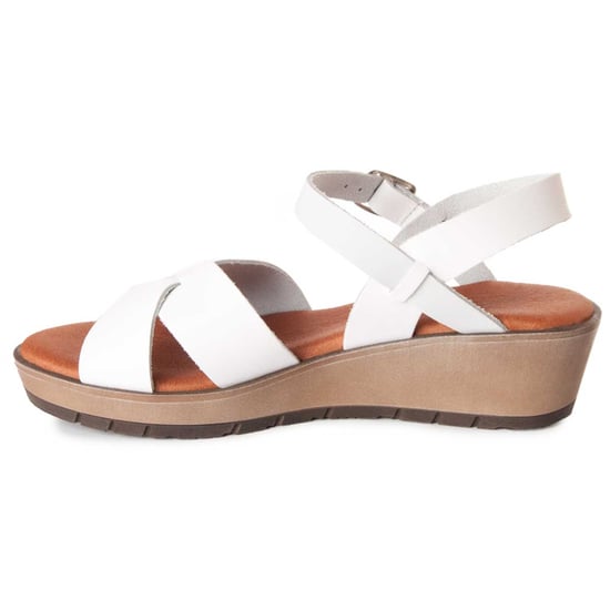 PURAPIEL WEDGE SANDAL GELCONFORE21a22 IN WHITE