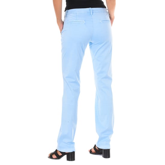 Long Chinese style pants with straight hems 70DBF0028-R123 woman
