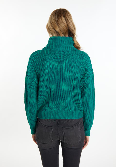 Mymo Knitted pullover women green - Image 4