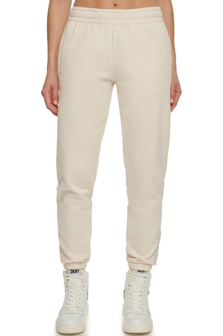 Rhinestone Layered Outline Logo Jogger Stone