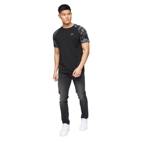 Crosshatch Mens Buraca Slim Jeans (Black Wash) - Image 3
