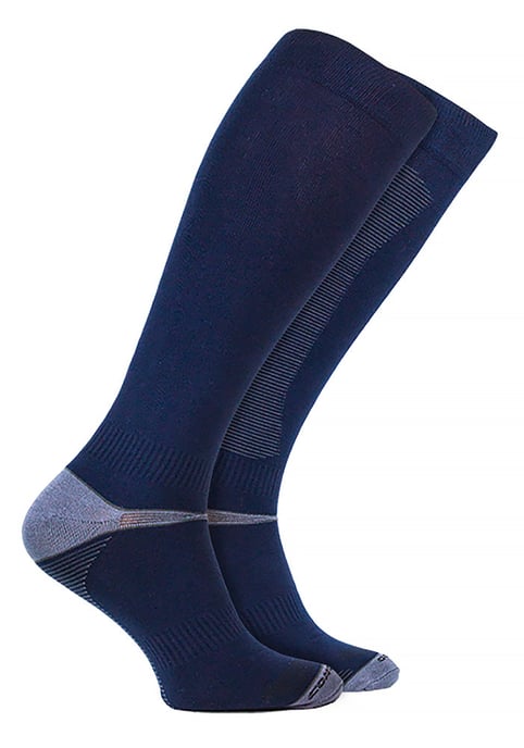 Calcetines Hípicos Bambú | COMODO | Calcetines Hípicos Bota Larga | Calcetines Bambú hasta la Rodilla - Azul Marino - Image 1
