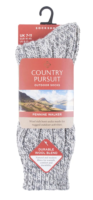 PENNINE WALKER - Calcetines de senderismo de lana de punto grueso para hombre - Image 2