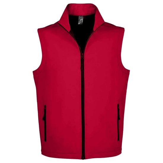 SOLS Unisex Adult Race Softshell Gilet (Pepper Red) - Image 1