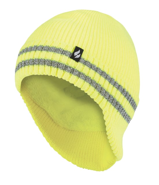 Gorro Térmico y Caliente para Hombre | Calentadores | Gorros con Banda Reflectante - Amarillo - Image 1
