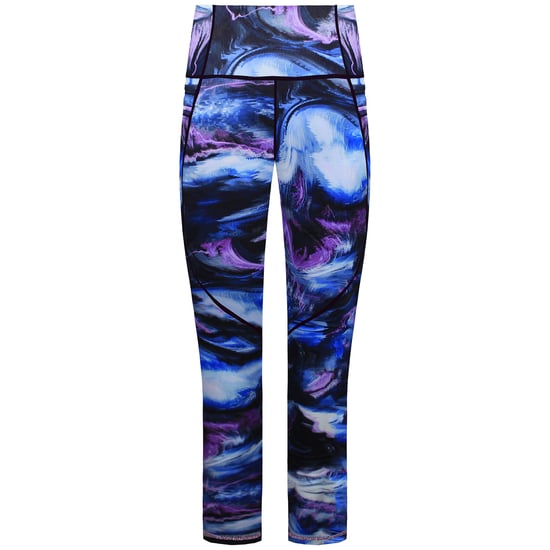 Sweaty Betty Power Pro Workout Womens Blue Print Leggings - Image 1