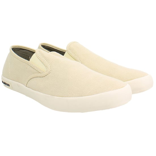 Seavees Baja Standard Hombres Plimsolls Beige - Image 2