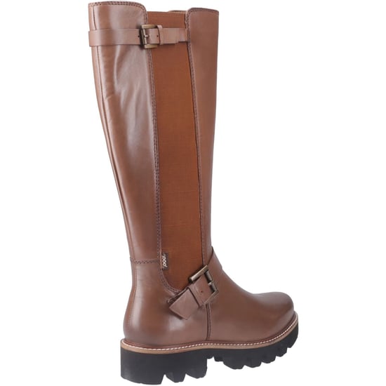 Pod Aleena Leather/Textile Women's Tan Boots - Image 2