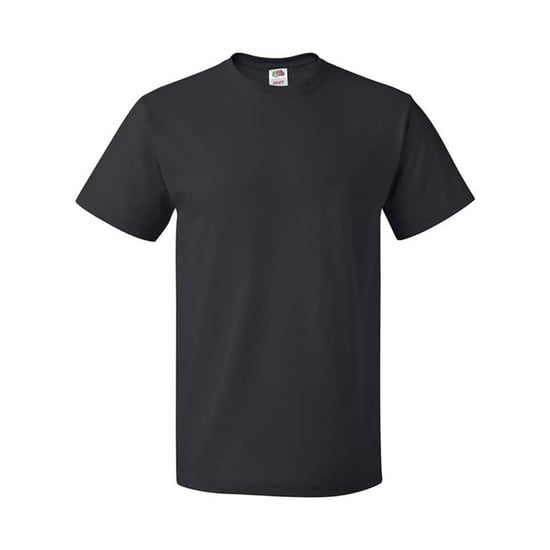 Fruit of the Loom Unisex Adult Cotton T-Shirt (Black) - Image 1