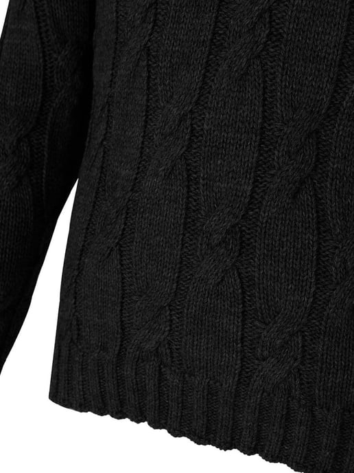 Xagon Man Suéter Turtleneck del hombre negro - Image 6