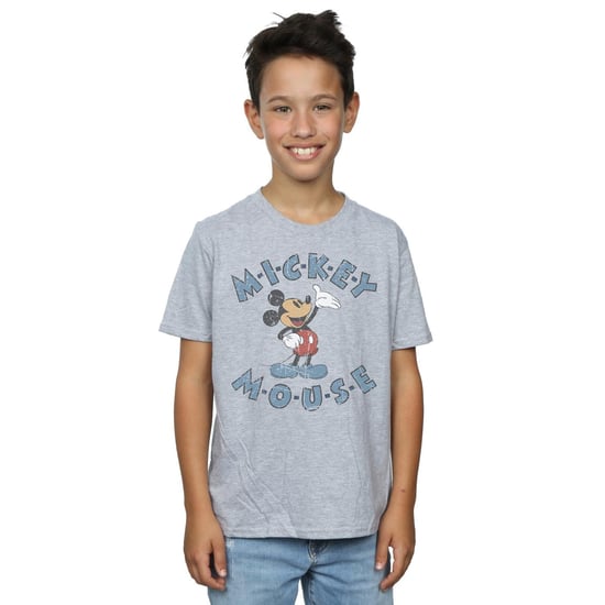 Disney Boys Mickey Mouse Dash T-Shirt (Sports Grey)