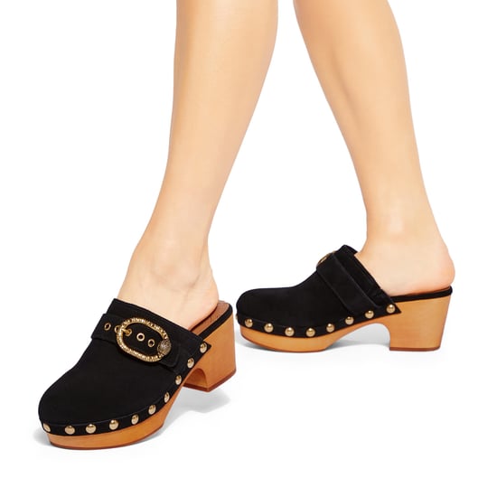 Kurt Geiger London Suede Mayfair Clog Sandals