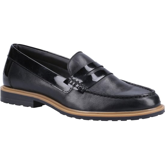 Hush Puppies Womens/Ladies Verity Leather Casual Shoes (Black) - Image 1