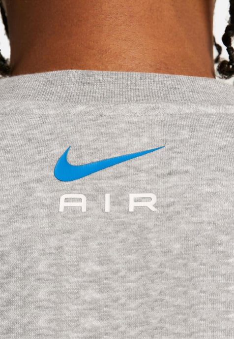 Chándal Nike Air BB Fleece Crewneck Gris para Hombre - Image 4