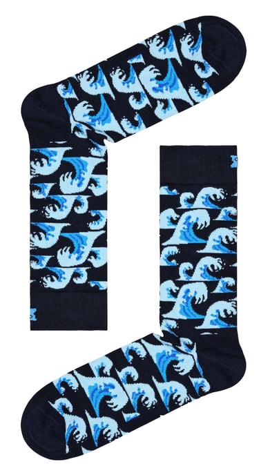 Happy Socks - Calcetines con diseño de olas - Gran regalo - Olas - Image 2