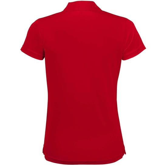 SOLS Womens/Ladies Performer Short Sleeve Pique Polo Shirt (Red) - Image 2