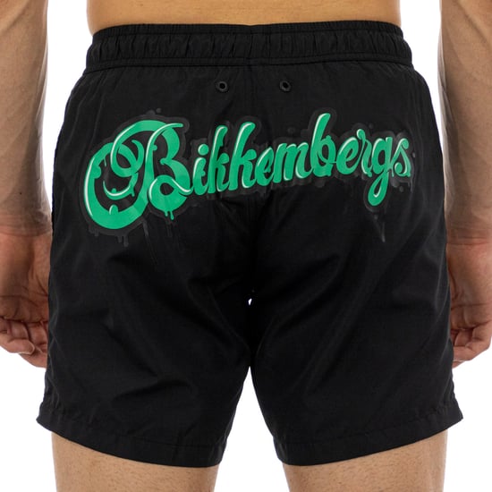 Bikkembergs Pantalones de Baño para Hombre Bubble Graffiti Negro - Image 5