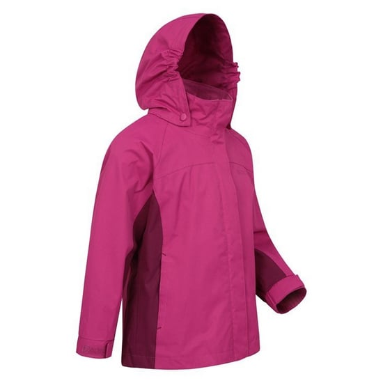 Mountain Warehouse Childrens/Kids Shelly II Waterproof Jacket (Berry) - Image 4