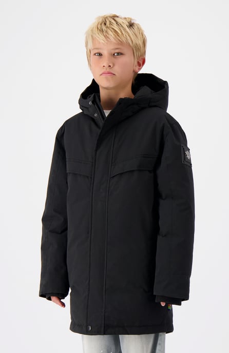 Black Bananas Jr. Parka Plate Jacket, Black