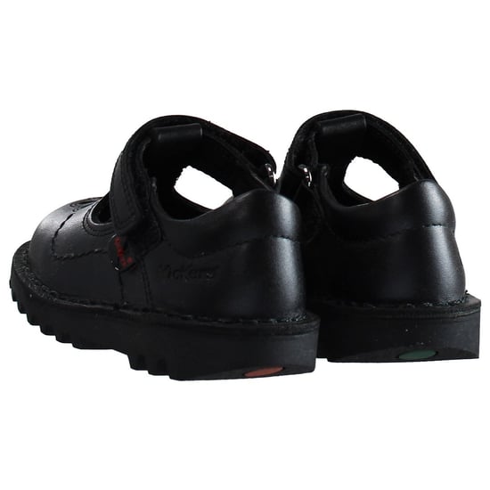 Kickers T-Bar Flutter zapatos negros para niños - Image 4