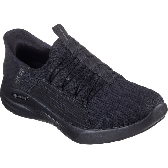 Skechers Relaxed Fit Sport - Ballet Chic Textile Women's Black Trainers - Image 1