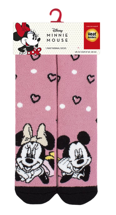 Calcetines Disney Térmicos | Calentadores Lite | Novedad Calcetines con estampado de Minnie Mouse y Snoopy - Minnie Mouse - Image 2