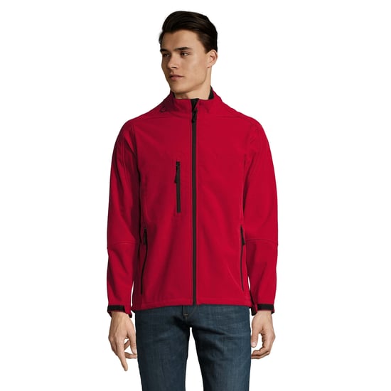 SOLS Mens Relax Soft Shell Jacket (Pepper Red) - Image 1