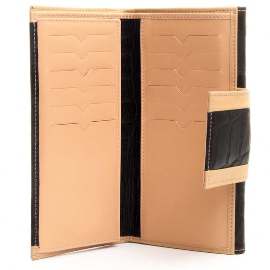 Leather purse Montevita in Brown