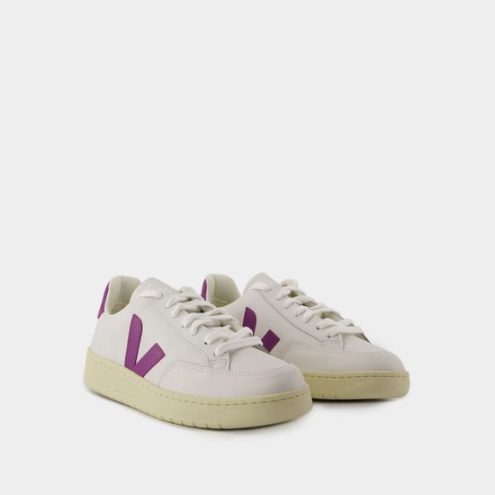 Zapatillas V-12 - Veja - Piel - Blanco Cosmos - Image 1