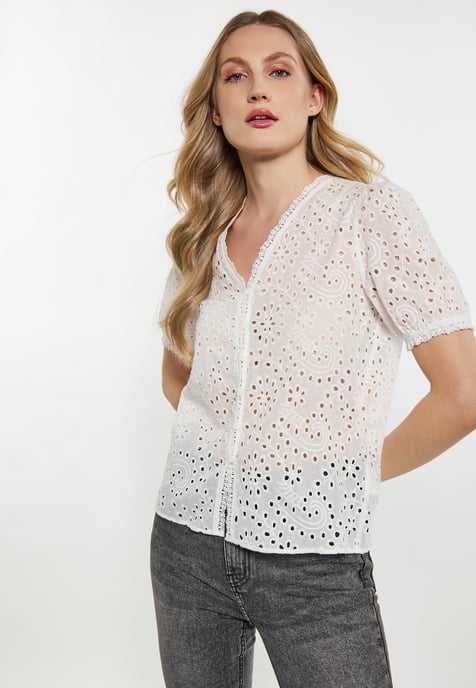 Dreimaster Blouse women off-white - Image 3