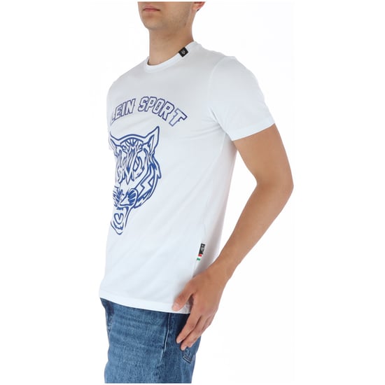 Plein Sport camiseta blanca con logo de tigre y plantilla grande - Image 3