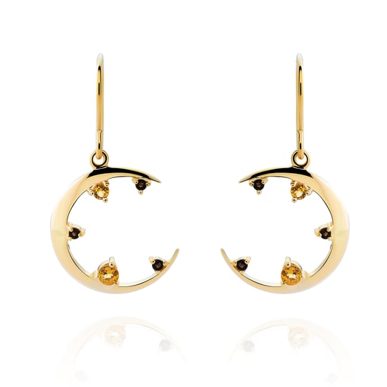 Orphelia 'Eline' Women's 925 Sterling Silver Set: Necklace + Earrings + Ring - Gold SET-7497/G - Image 2