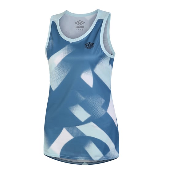 Umbro Womens/Ladies Pro Umbro Training Tank Top (Blue Glow/Brilliant White)