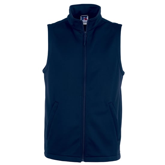Russell Mens Smart Softshell Gilet (French Navy) - Image 1