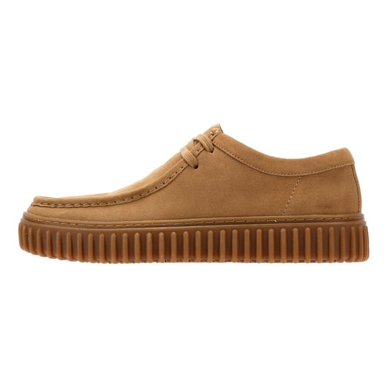 Zapatos Clarks Torhill Lo Suede para hombres en color arena oscuro - Image 6