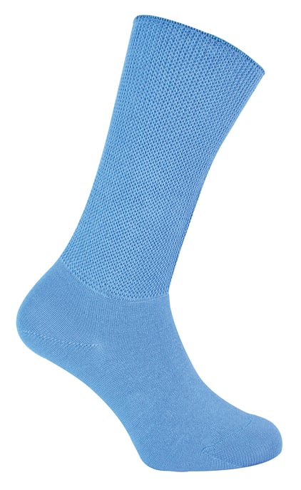 Calcetines de bambú extra anchos para edemas | Dr.Socks | Hombres y mujeres | Calcetines para pies hinchados tobillos piernas y diabéticos - Azul - Image 2
