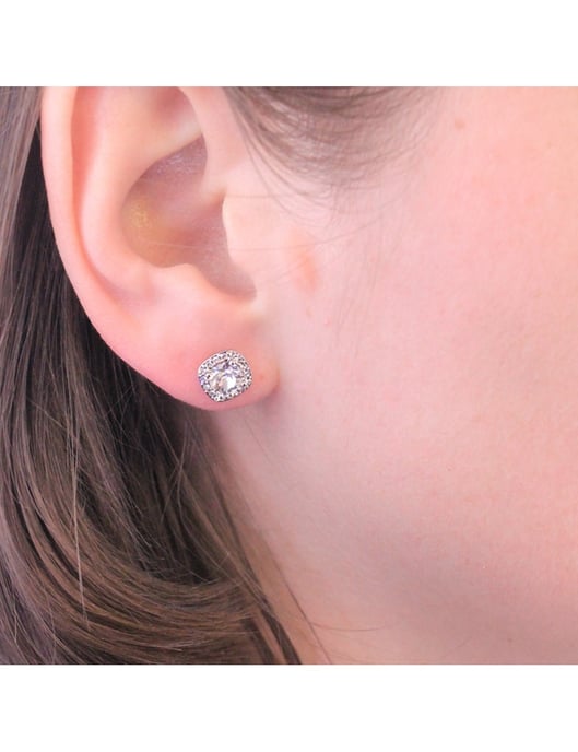 Pendientes Cushy - Plata y Cristal - Image 2
