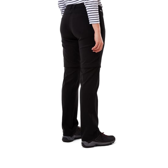 Craghoppers Womens/Ladies Kiwi Pro II Convertible Trousers (Black) - Image 2