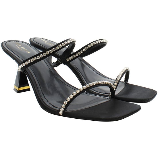 Ted Baker Rinita Diamante Womens Black Heeled Sandals - Image 2