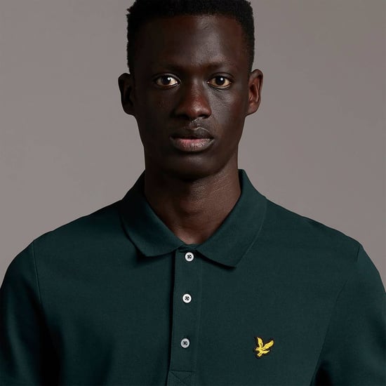 Lyle & Scott Polo SS Plain Polo Shirt Verde - Image 4