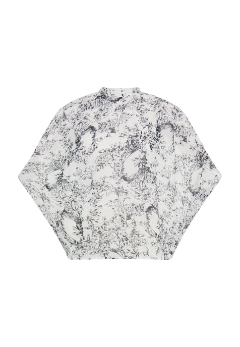 Dreimaster Blouse women black white - Image 1