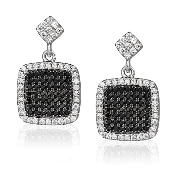 Orphelia Women's 925 Sterling Silver Drop Earrings - Silver ZO-5231 - Image 1