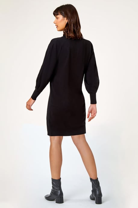 Longline Knitted Jumper Dress