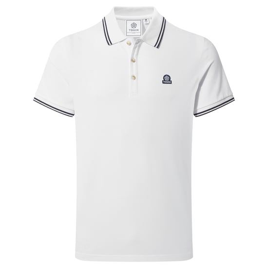 Biston Mens Polo Shirt - Optic White