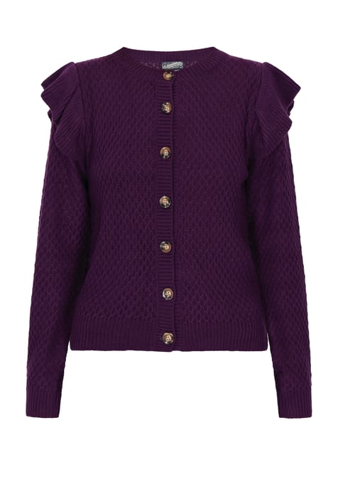 Dreimaster Cardigan women purple - Image 1