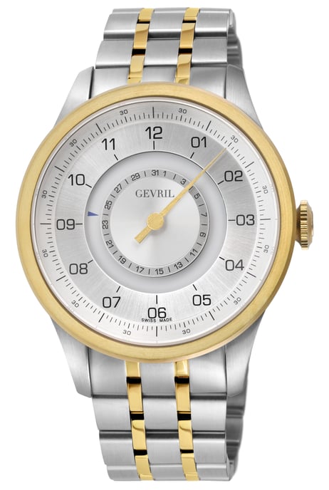Gevril Jones St. 2106 Swiss Automatic Sellita SW200 Watch