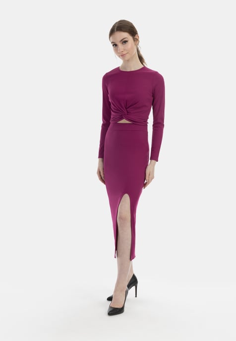 myMo at night jersey midi skirt - Image 1