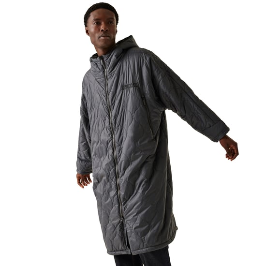 Regatta Unisex Adult Quilted Changing Robe (Dark Grey)