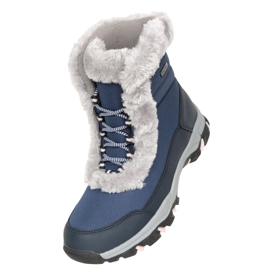 Mountain Warehouse Womens/Ladies Ohio Thermal Short Shaft Snow Boots (Blue) - Image 6